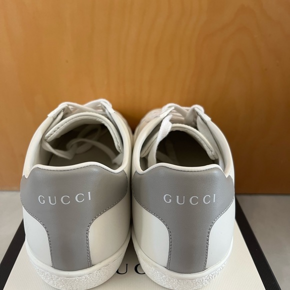 Gucci White Leather “Ace Sneakers with Interlocking G - Picture 9 of 14